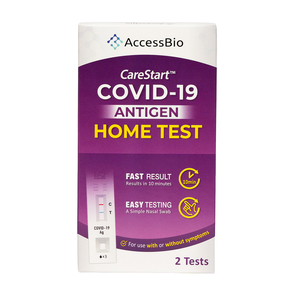 CareStart™ COVID-19 Antigen Home Test - 2 Tests/kit