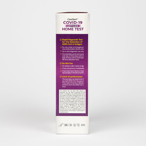 CareStart™ COVID-19 Antigen Home Test - 2 Tests/kit
