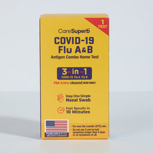 CareSuperb™ COVID-19 / Flu A&B Antigen Combo Home Test - 1 Test/kit