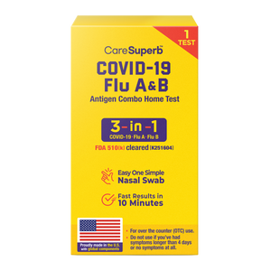 CareSuperb™ COVID-19 / Flu A&B Antigen Combo Home Test - 1 Test/kit