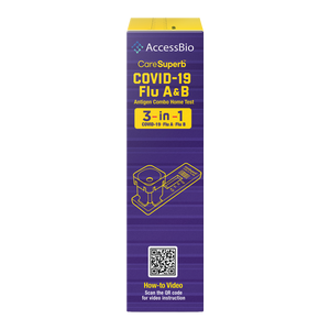 CareSuperb™ COVID-19 / Flu A&B Antigen Combo Home Test - 2 Tests/kit