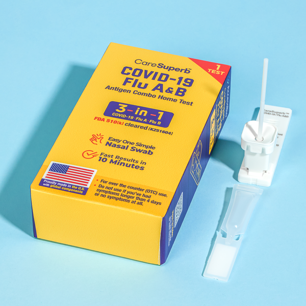 CareSuperb™ COVID-19 / Flu A&B Antigen Combo Home Test - 1 Test/kit