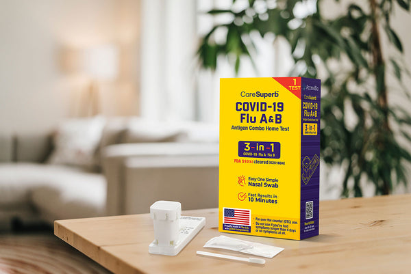 CareSuperb™ COVID-19 / Flu A&B Antigen Combo Home Test - 1 Test/kit